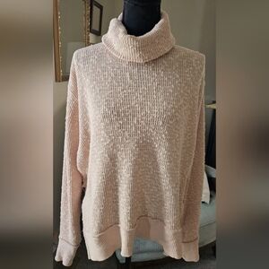 Women's Free People Tommy Oversized Sweater.  Size XS.  Color-Toasted Almond
